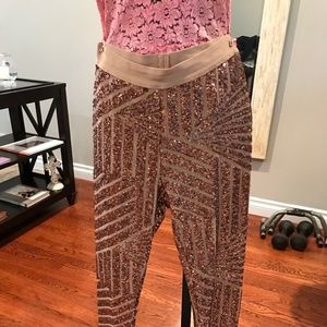 BCBG Sequined Leggings